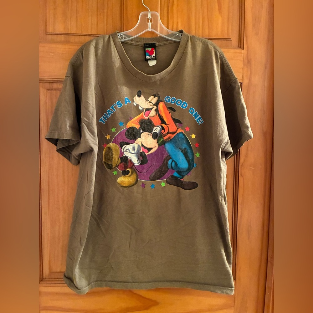 Vintage 90s Mickey Unlimited Disney Mickey & Goofy T-Shirt Size XXL